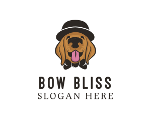 Pet Dog Hat Grooming logo design