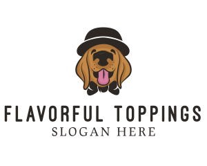 Pet Dog Hat Grooming logo design