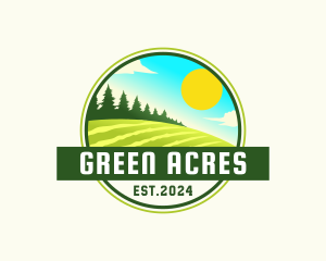 Lawn Field Maintenance logo design