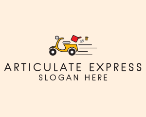 Scooter Express Delivery  logo design