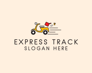 Scooter Express Delivery  logo design