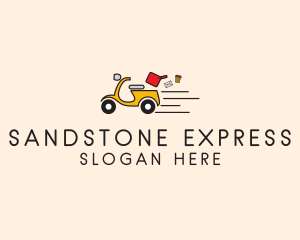 Scooter Express Delivery  logo design