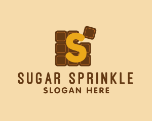 Chocolate Bar Puzzle  logo design