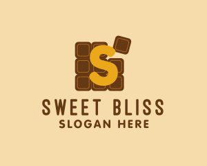 Chocolate Bar Puzzle  logo design