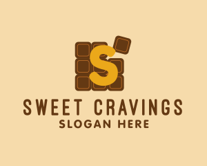 Chocolate Bar Puzzle  logo design