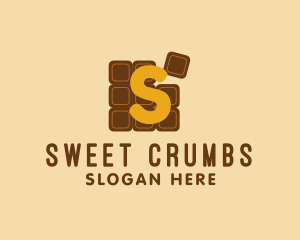 Chocolate Bar Puzzle  logo design