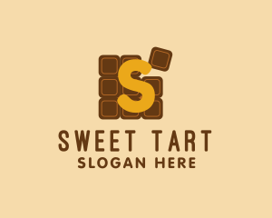 Chocolate Bar Puzzle  logo design