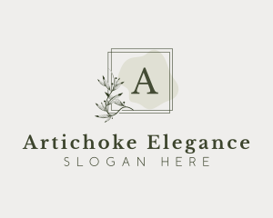 Elegant Leaf Fragrance logo design