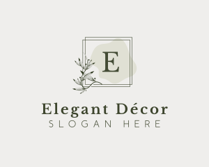 Elegant Leaf Fragrance logo design