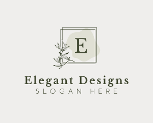 Elegant Leaf Fragrance logo design