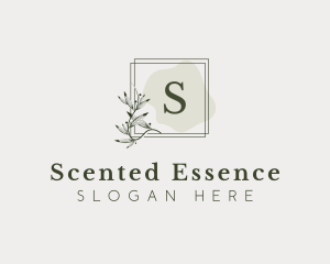 Elegant Leaf Fragrance logo design
