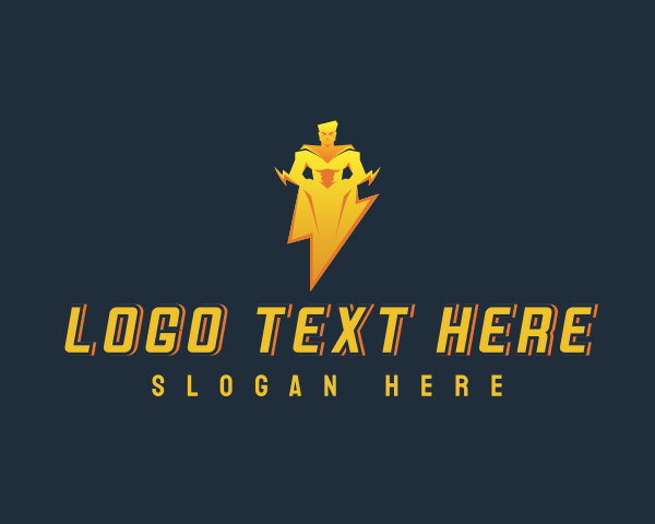 Superhero logo example 4