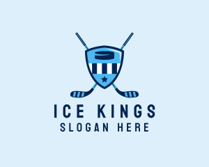 Ice Hockey Sports Crest logo