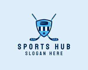 Ice Hockey Sports logo design