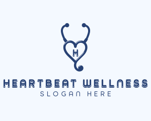 Stethoscope Medical Cardiology logo