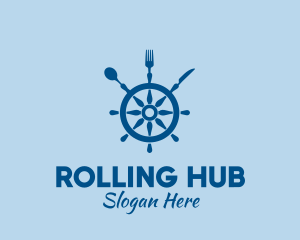 Ship Wheel Seafood Restaurant  logo design