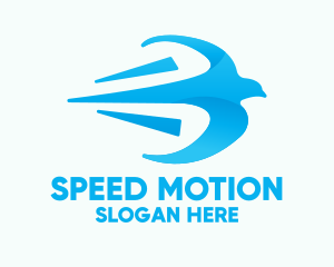 Fast Blue Bird logo design