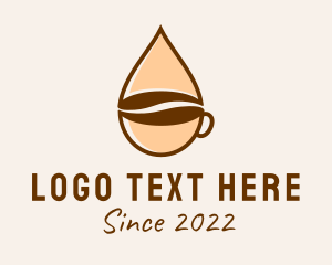 Coffee Cup Droplet  logo