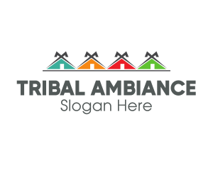 Tipi Tent Community logo design