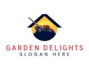 Garden Lawn Trimmer logo design