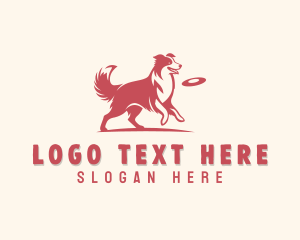 Pet Dog Frisbee logo