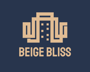 Beige Condominium Building logo