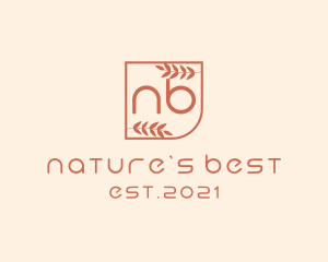 Organic Nature Leaf  logo design