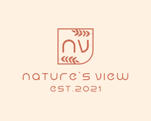 Organic Nature Leaf  logo design