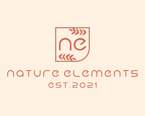 Organic Nature Leaf  logo design