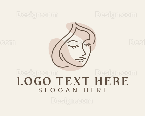 Beauty Woman Facial Logo