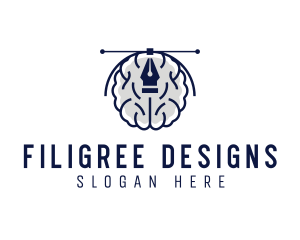 Creative Designer Brain logo design