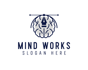 Creative Designer Brain logo design