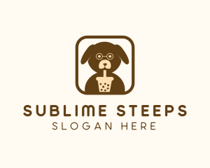 Milk Tea Puppy Dog logo