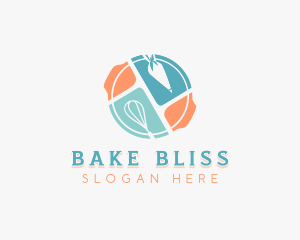 Baking Desserts Kitchen logo design