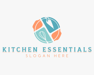 Baking Desserts Kitchen logo design