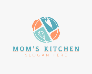 Baking Desserts Kitchen logo design