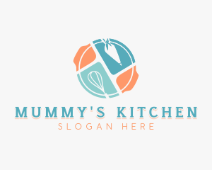 Baking Desserts Kitchen logo design