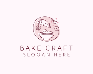 Pastry Baking Mixer logo design