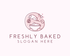 Pastry Baking Mixer logo design