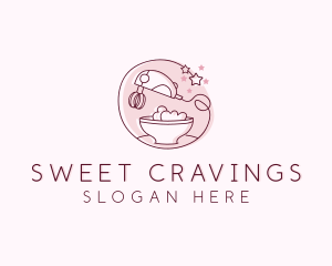 Pastry Baking Mixer logo design