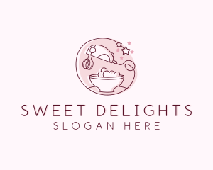 Pastry Baking Mixer logo design