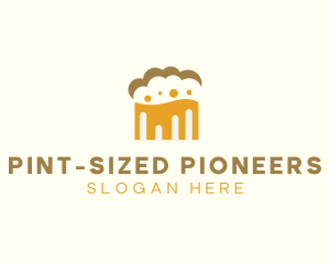 Beer Foam Cloud logo design