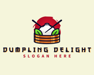 Dumpling Dim Sum Cuisine logo design