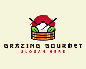 Dumpling Dim Sum Cuisine logo design