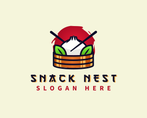 Dumpling Dim Sum Cuisine logo design