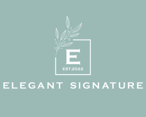 Elegant Beauty Product  logo design