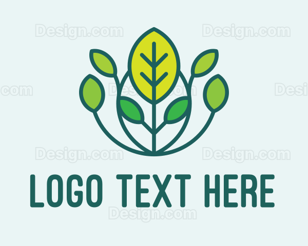 Growing Plant Garden Logo