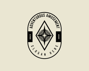 Adventure Navigator Compass logo design