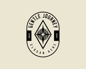 Adventure Navigator Compass logo design