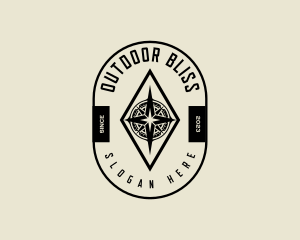 Adventure Navigator Compass logo design